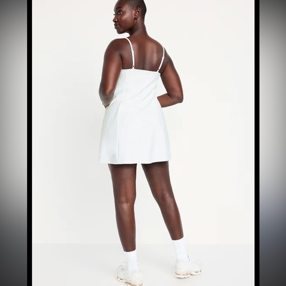 White Athletic Dress NWT size large cotton - Picture 2 of 13